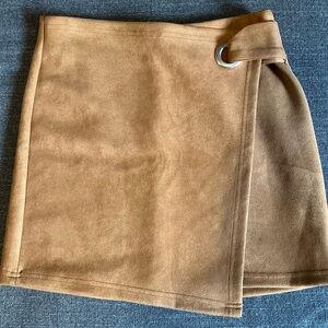 Tan Wrap Skirt